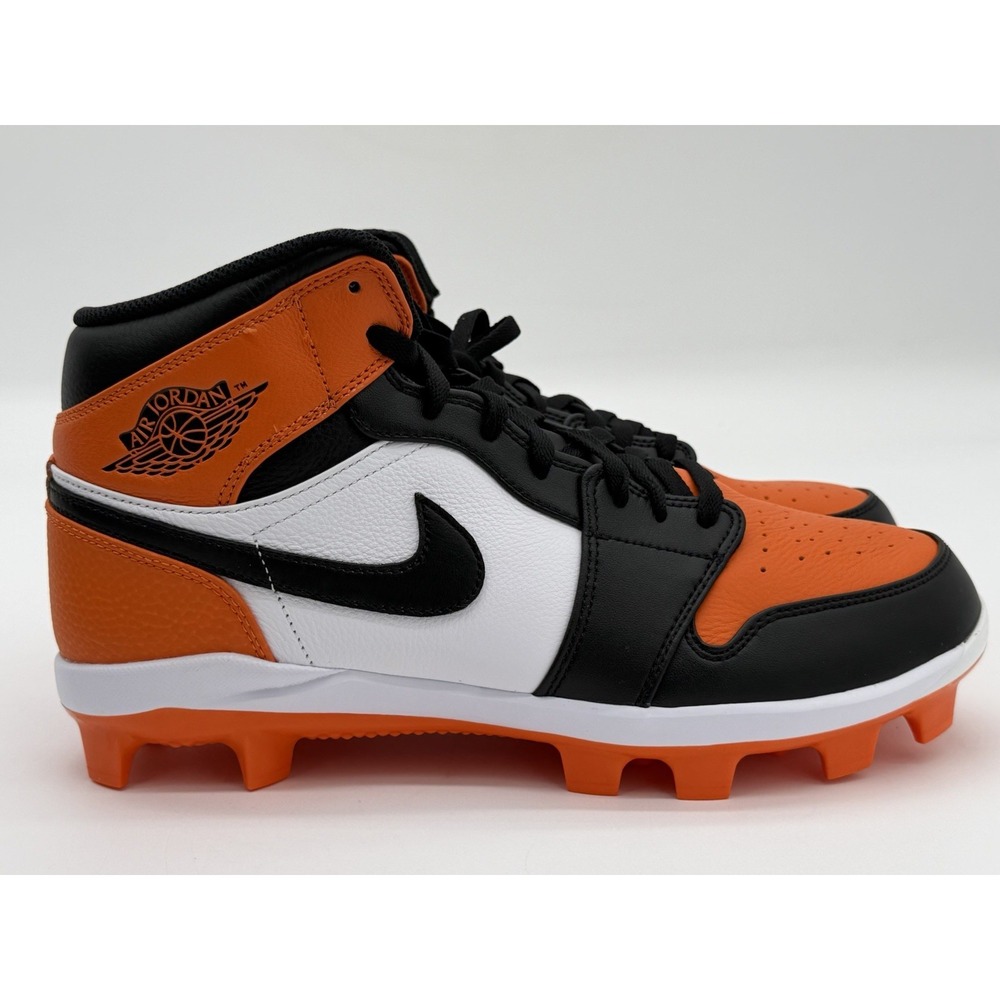 Size 12- Nike Air Jordan 1 MCS SE Starfish Baseball Cleats IM3481-800 No Box Lid
